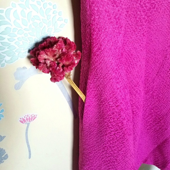 Yoana Baraschi Pink Fit Flare Cap sleeve New Sz 8 - Picture 9 of 10